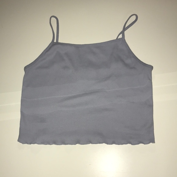 Forever 21 Tops Baby Blue Crop Top Poshmark